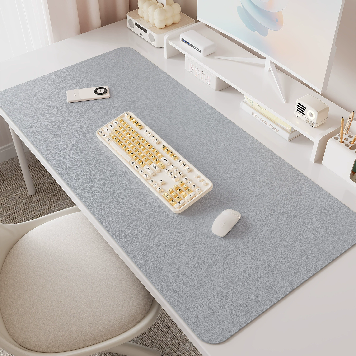 Waterproof Desk Mat Non-slip Leather from Yomiego