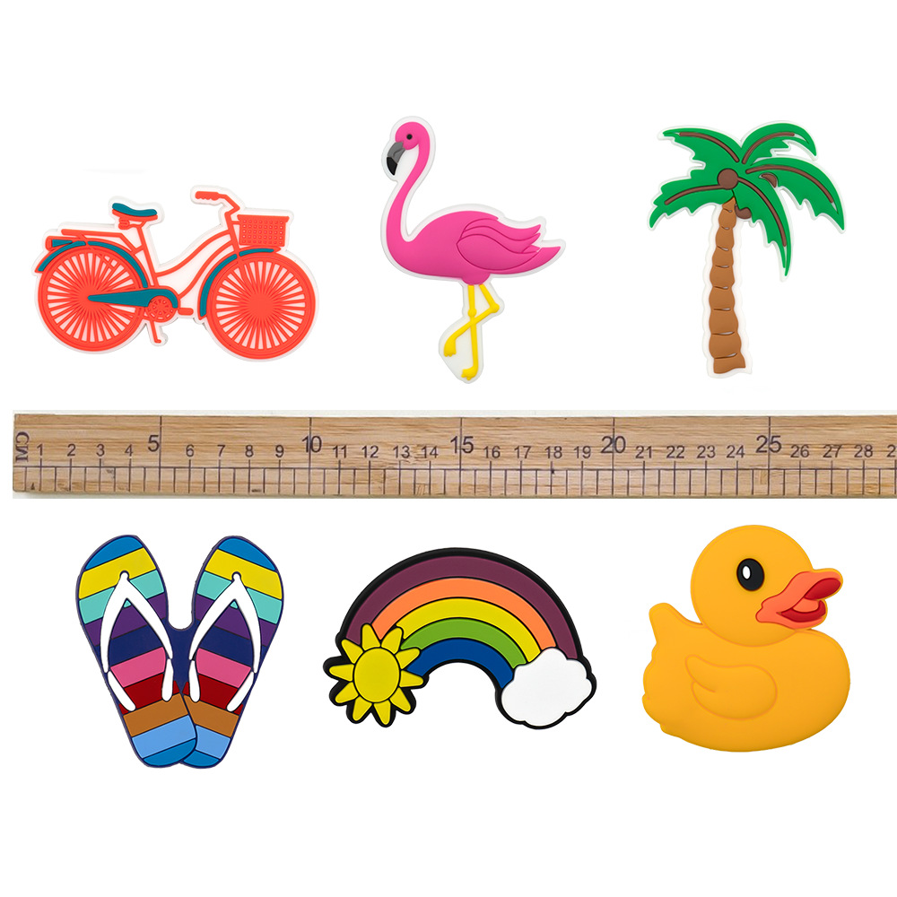 18g Weight Bag Hardware Bag Accessories Type 1 Piece Quantity Daily Occasion PVC Material Cartoon Pattern Cute Style 1 Piece PVC Cartoon Bag Hardware 1