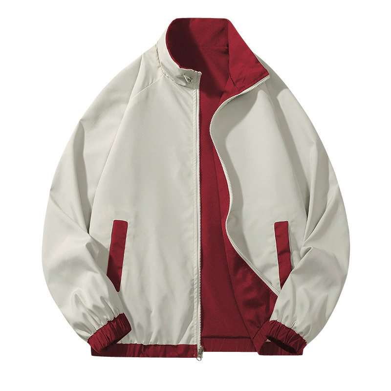 Trend brand double-sided jacket, baseball uniform, for beloved, oversize