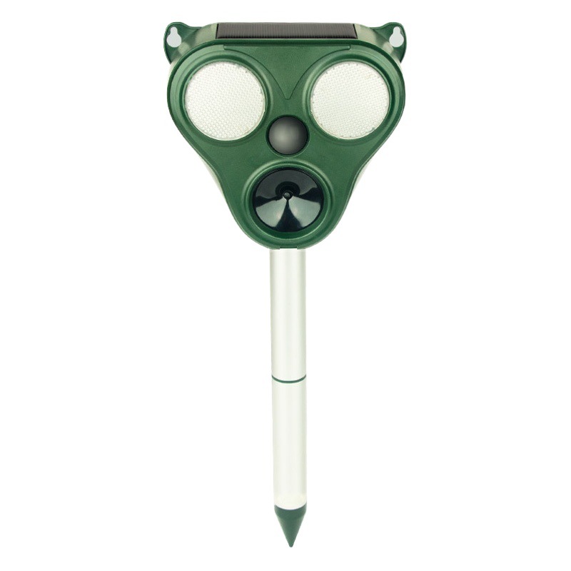 Transfronterizo caliente ratón ultrasónico repelente al aire libre de alta potencia repelente de aves repelente de perros solar repelente de animales