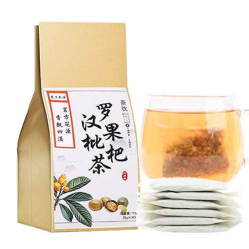Mingfang Huayuan Luo Han Guo Loquat Tea Moisturizing Camellia Herbal Fruit Tea Combination Tea Bag Tea Independently Packaged