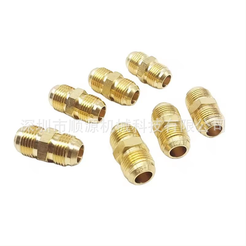 Спотовые промышленные стандарты США гидравлические соединения SAE45 градусов расширитель X расширитель для кондиционирования воздуха охлаждение латунные соединения