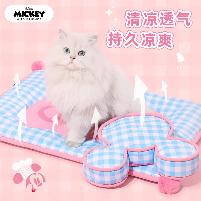 Disney Mickey Pet Ice Almohadilla Cojín Nido para gatos Cama de hielo Dormir de verano Perro Cojín de verano