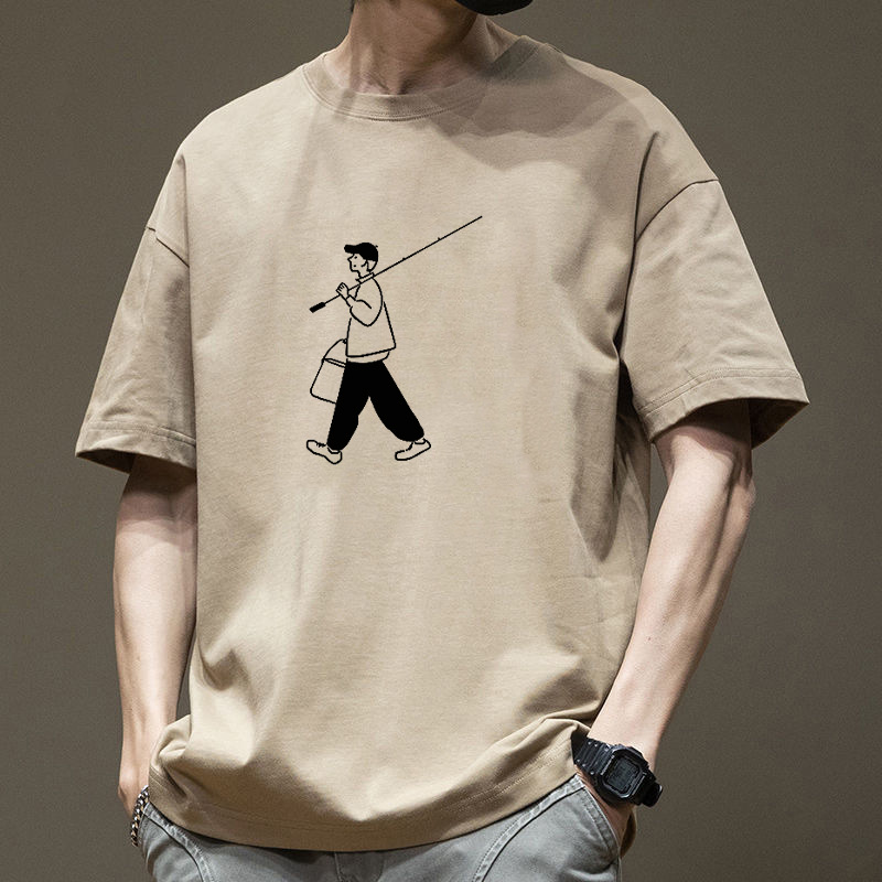 카키면반팔-2567