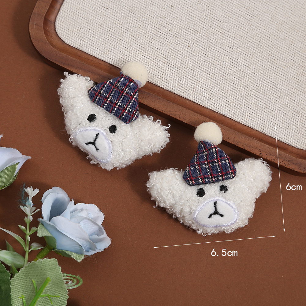 Carefully Selected Cute Bear Brooch Decoration Accessories DIY Handmade Clothing Doll Keychain Manufacturer Wholesale_voghion.com
