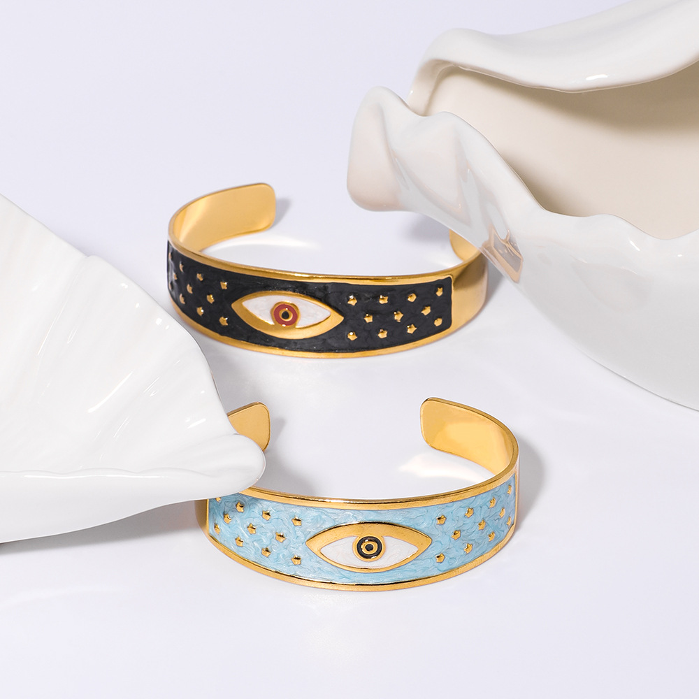 18K Real Gold Plated Plating Material Casual Elegant Lady Flower Butterfly 304 Stainless Steel Bangle In Bulk