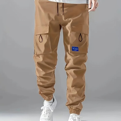 Men's Work Pants Exclusive American Euro Size Amazon Tm Shein European Casual Pants Black Yellow