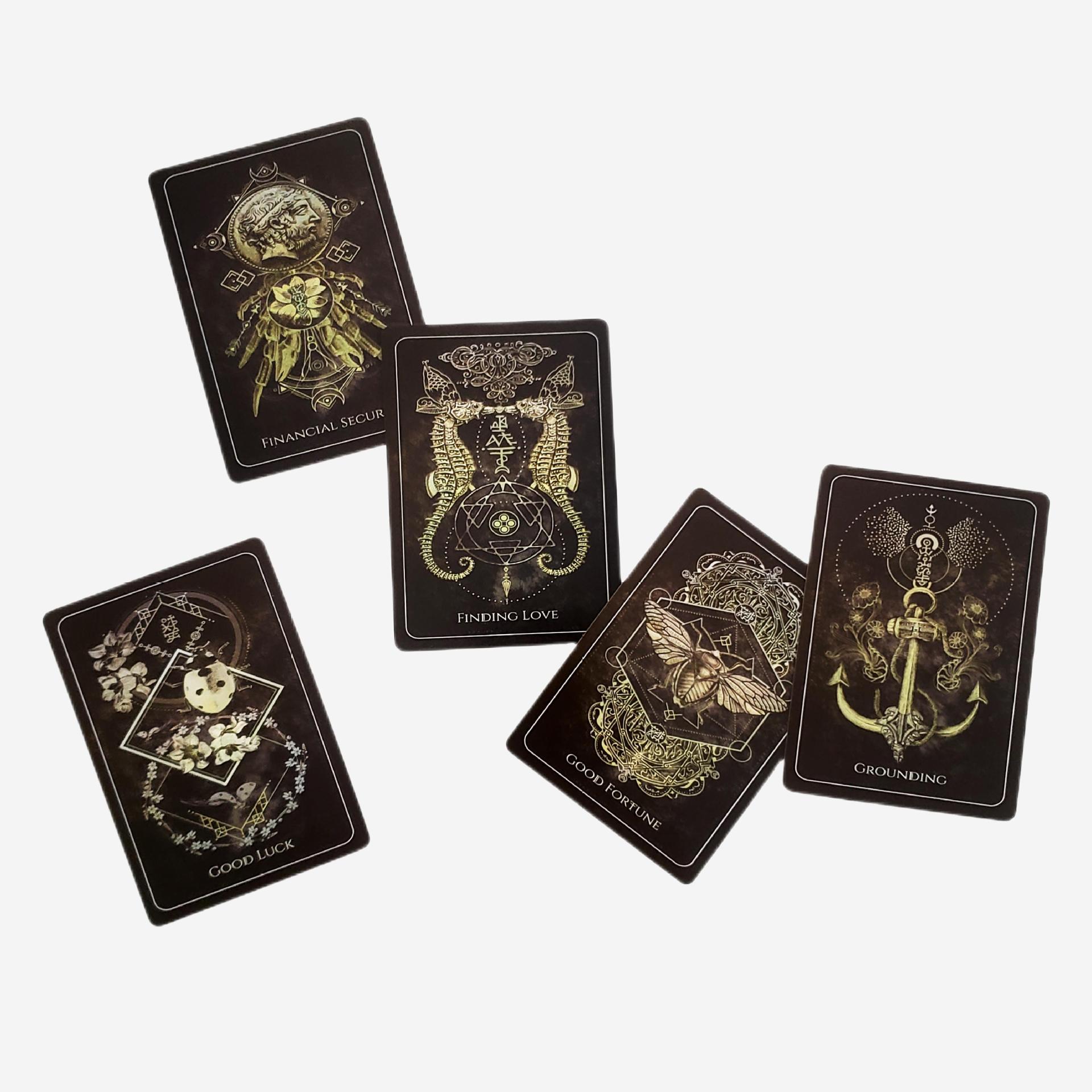 Carte da gioco oracle amulet talisman per feste e party_voghion.com