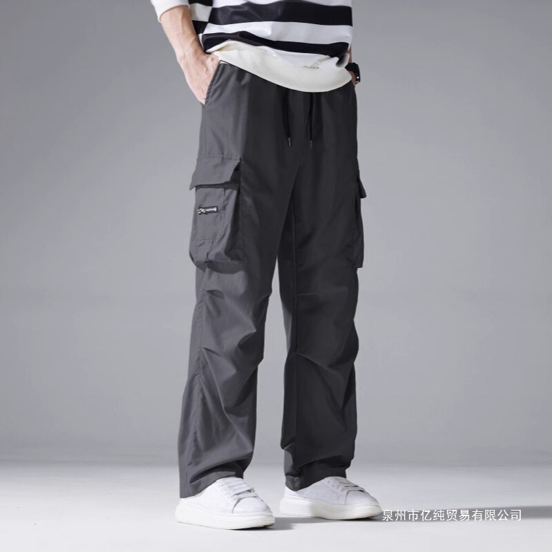 Specially Designed for Cross-Border Sales, Men's Multi-Pocket Casual Pants, Straight-Leg Pants, Workwear Pants, Jogging Pants, Long Pants, Available for Dropshipping