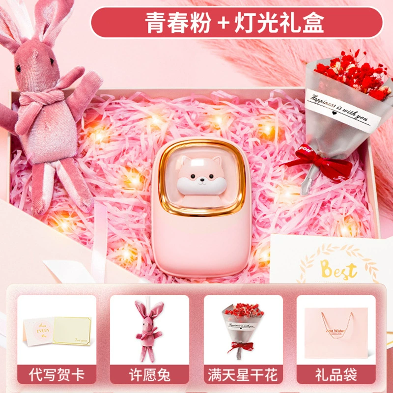 Space small handheld cartoon hand warmer, new collection, 2 in 1, wholesale