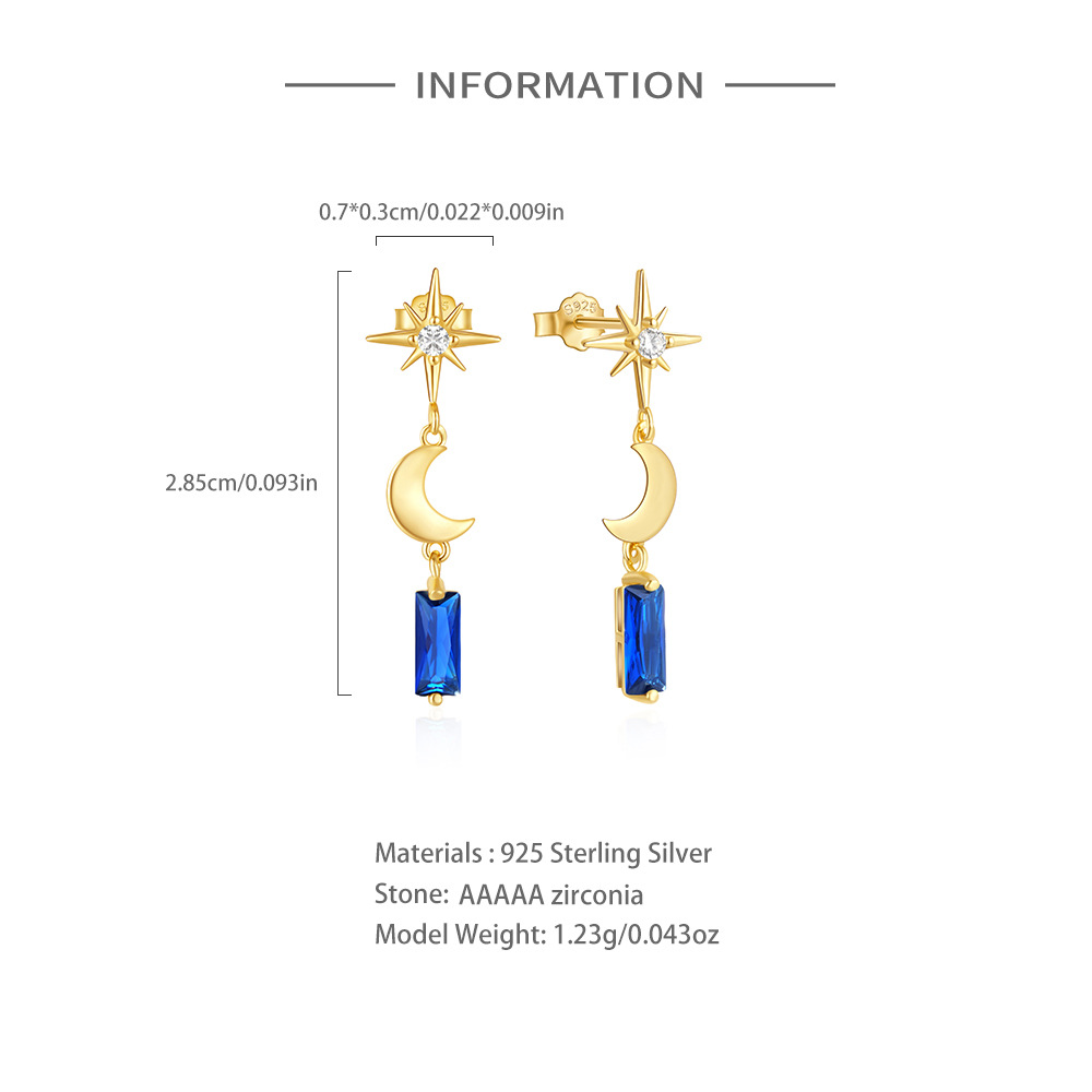 4g Weight 925 Sterling Silver Ear Needle Material Zircon Inlay Material Earrings Classification 1 Pair Quantity Daily Occasion 925 Sterling Silver Material Geometric Pattern Women's Gender Plating, Inlay Design Simple Style Style 1 Pair 925 Sterling Silver Zircon Geometric Earrings 1