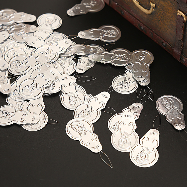 Herramientas de punto de cruz al por mayor de fábrica/enhebrador de hoja de aluminio simple/enhebrador de hoja de hierro enhebrador de hoja de acero nuevo