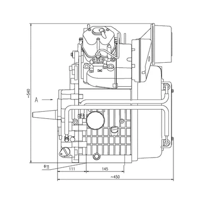 Avtomobil mühərrikləri start two-cylinder four-stroke 1.523L