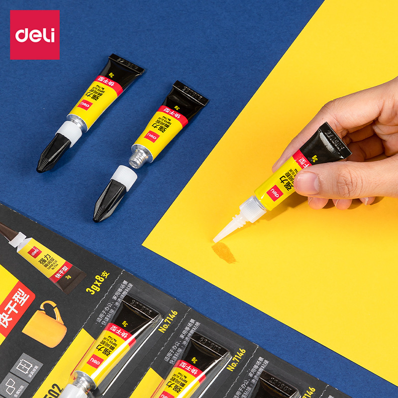Deli 7146 glue glue 502 glue can stick to plastic metal glass…