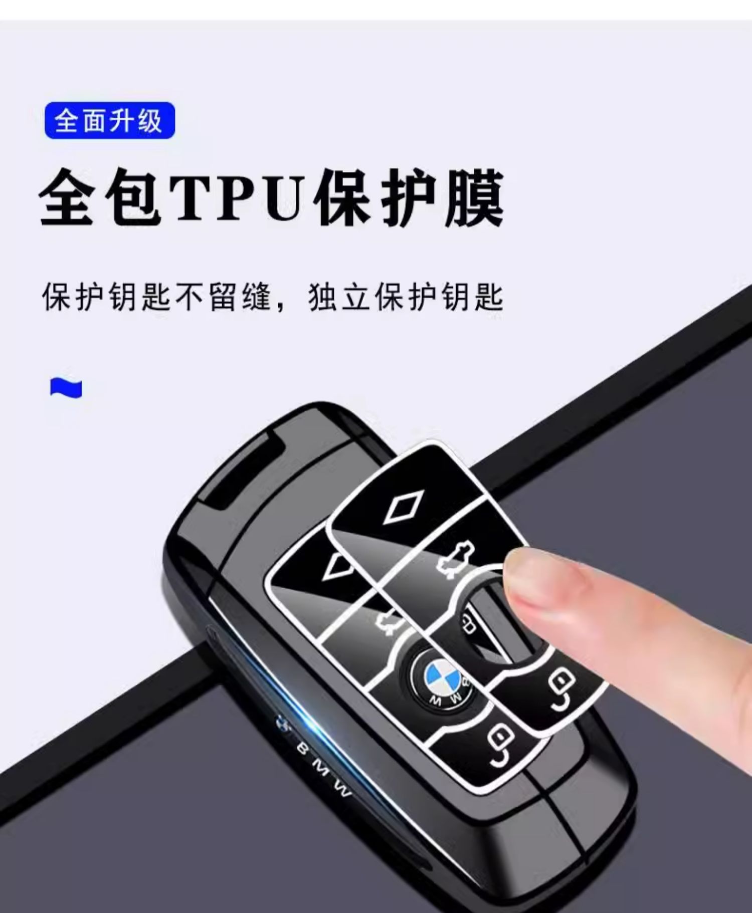 Suitable for Bmw Key Cover 2/3 New 5/6/8/7 Series I3I5X1X3X5X6X7Ix Shell M235L Car Bag Buckle Ix3