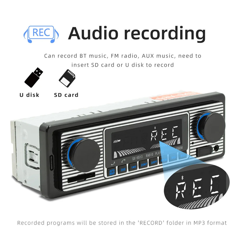 12V Car Navigation and Car Finder Bluetooth Call Player Car Mp3 USB Card Multi-Function Fm Radio