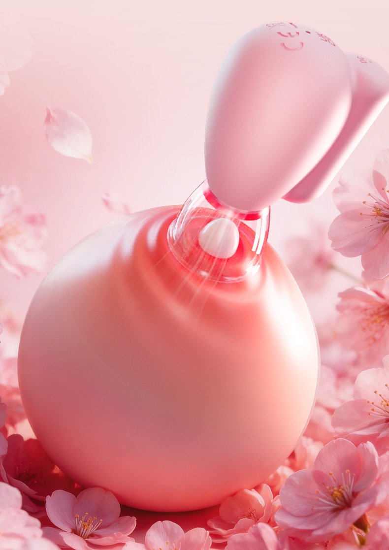 10-Frequency Sucking Breast Stimulator, Silicone Nipple Suction Toy with Button Control, Pair — detail image 8