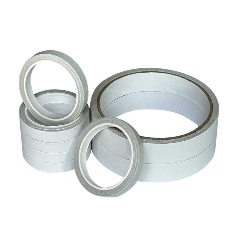 Adhesivo de doble cara de alta viscosidad de fusible en caliente estudiantes blancos desgarrados mano fuerte fabricante de cinta adhesiva de doble cara al por mayor suministros de oficina transparentes