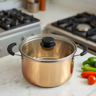 Thickened Stainless Steel Household Soup Pot Steamer Soup Pot Milk Pot Small Hot Pot Gas Stove Induction Cooker Multi-function Pot