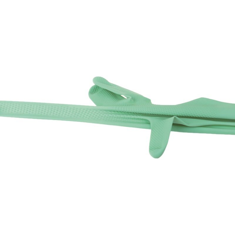 Hogar a prueba de agua guantes de limpieza de la cocina durable engrosada guantes de goma ropa del hogar lavavajillas guantes de goma