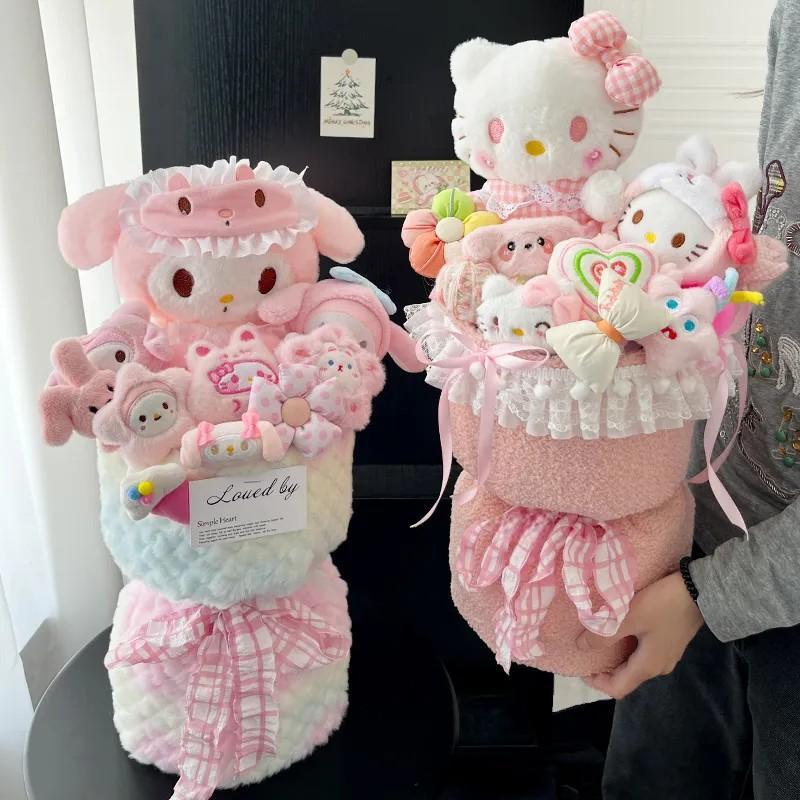 Creative Cute Doll Bouquet Girl Birthday Gift for Girls Best Friend Graduation Chinese Valentine's Day Gift for Girlfriend