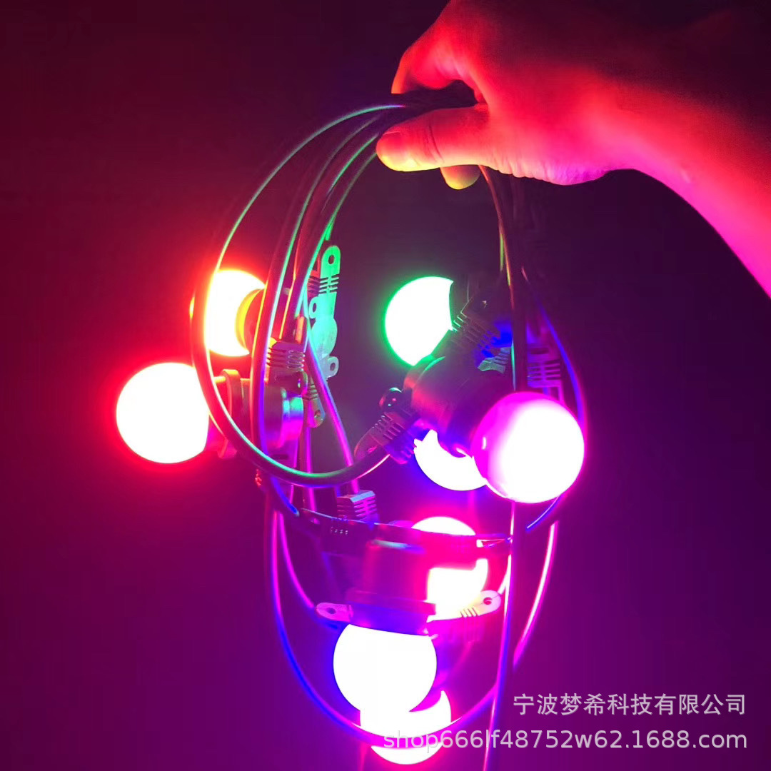 厂家直售欧洲防水E26灯串线国标灯串美式户外防水E27灯串电源线