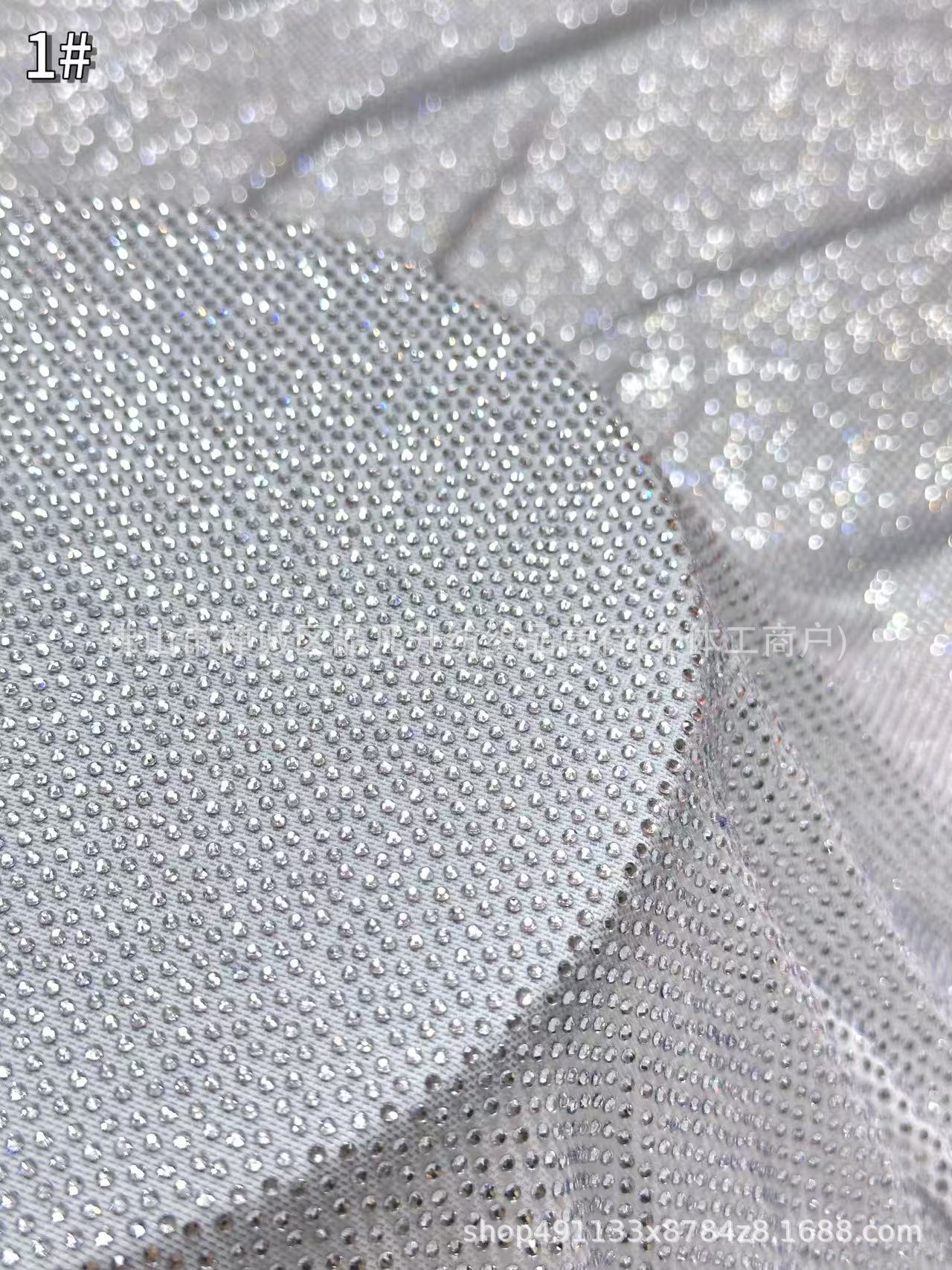 Fabricantes transfronterizos al por mayor de bienes de acero de amoniaca tela de perforación de vidrio de moda vestido de brindis tela de cena