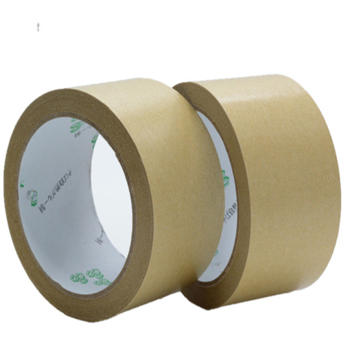 High-Temperature Resistant Kraft Paper Tape, High-Adhesion, Writeable, Biodegradable Kraft Tape with Reinforced Strips, Self-Adhesive Kraft Paper Box Sealing Tape
