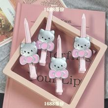 粉色领结KT定位夹卡通蓬松夹无痕一字夹刘海夹碎发夹侧边夹化妆夹