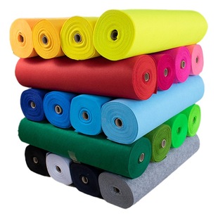 1mm Needle Punched Non-woven Fabric Kindergarten Huan Chuang Handmade Children DIY School Environmentally Friendly Color Non-woven Fabric