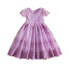 Autumn children's dress, lace small princess costume sleevless, western style, special occasion clothing