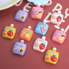 亮面水果瓶子奶油胶滴胶DIY自制手机壳材料包装饰物树脂配件批发