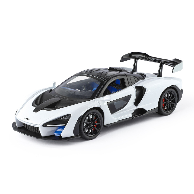1:24 Mclaren Senna Spray-Painted Alloy Car Toy Sports Car Club Collectible Chenghai Super Origin 1:24 Mclaren Senna Spray-Painted Alloy Car Toy Sports Car Club Collectible Chenghai Super Origin