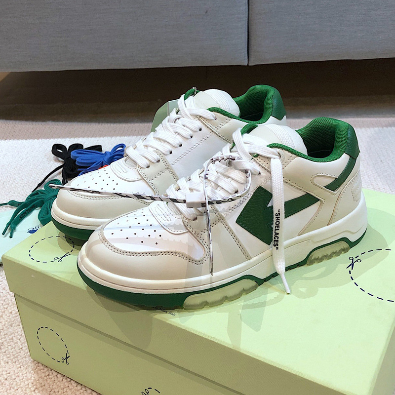 2022 nueva moda de zapatos de papá blanco ow flecha pareja zapatillas deportivas casual zapatos blancos de moda