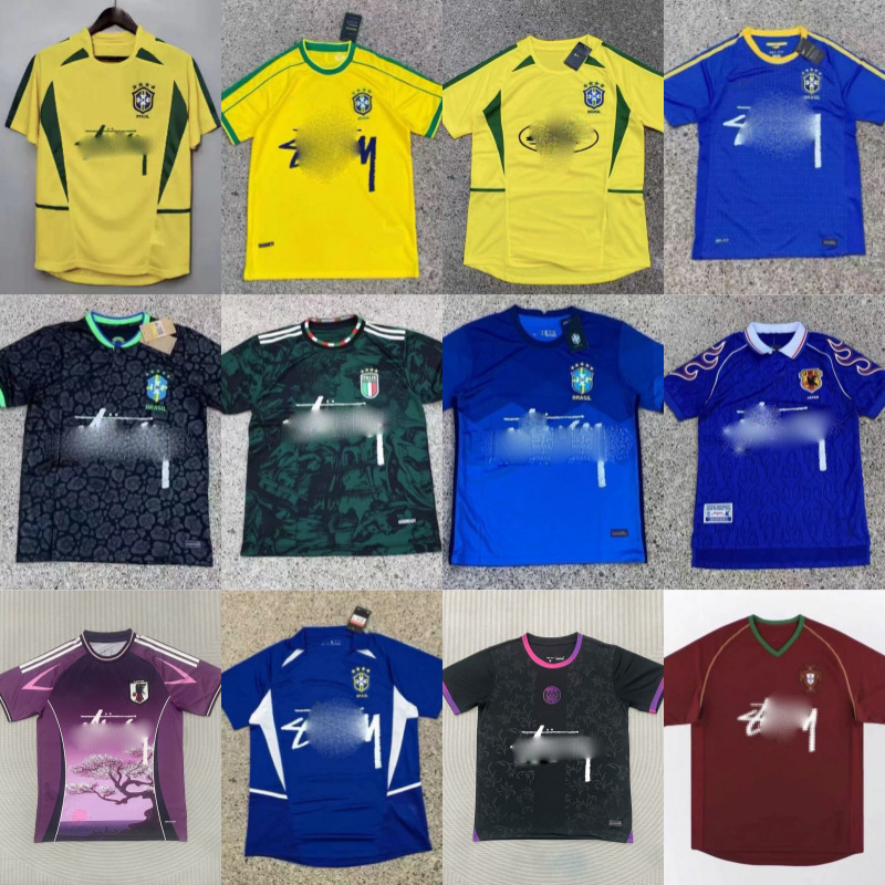 Foreign Trade Wholesale 2425 Model Football Jerseys, Club Sports Casual Short-Sleeved Quick-Dry Version, Can Be Printed with Numbers, Fan Version