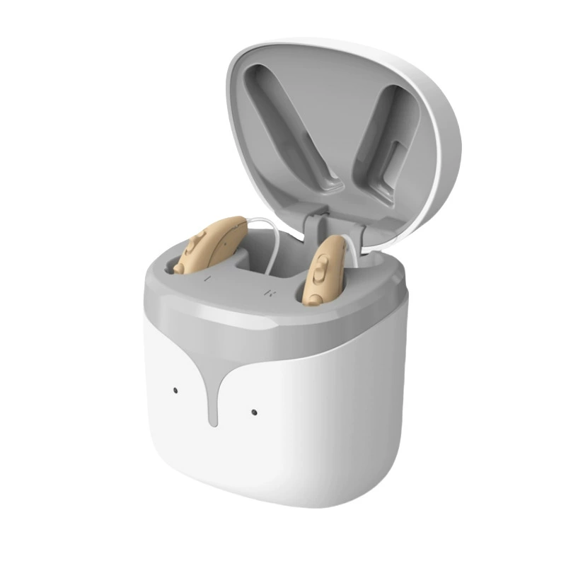 飞鹅 Cross-border OTC hearing aid charging digital 16 channel elderly deaf ear back hearing aid Hearing aid