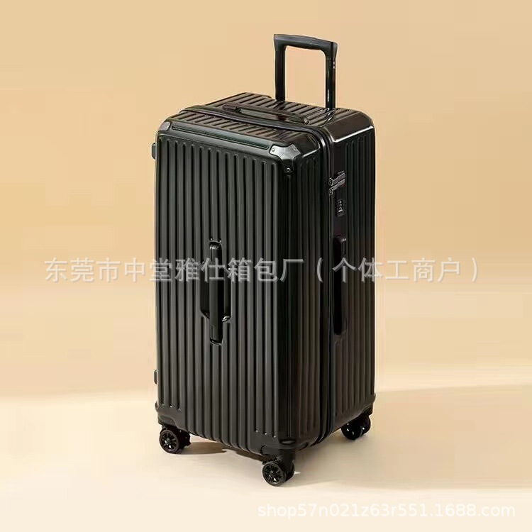 32inch Large Capacity Abs Pc Universal Wheel Luggage Fashionable Suitcase with Cup Holder Super Thick Durable Travel Suitcase