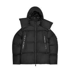 2025秋冬新款 TRA 大字母印花图案棉服外套男女同款一件批发代发