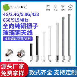 厂家直销2.4g/4g/470~510Mhz/LoRa数据采集天线DTU室外玻璃钢天线