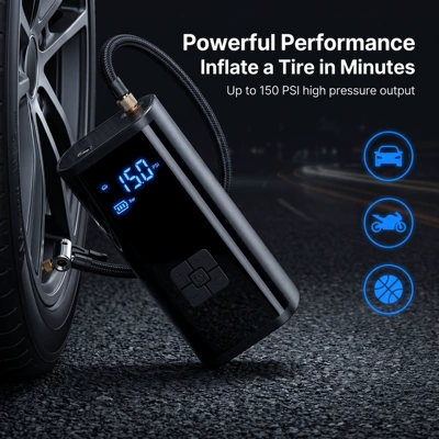 12v portable tire inflator, Hava nasosu