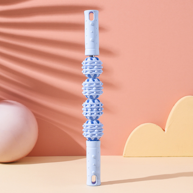 リング脚クリップ美脚クリップふくらはぎマッサージ器ヨガローラークリップ筋肉リラックス六輪脚マッサージ器|undefined