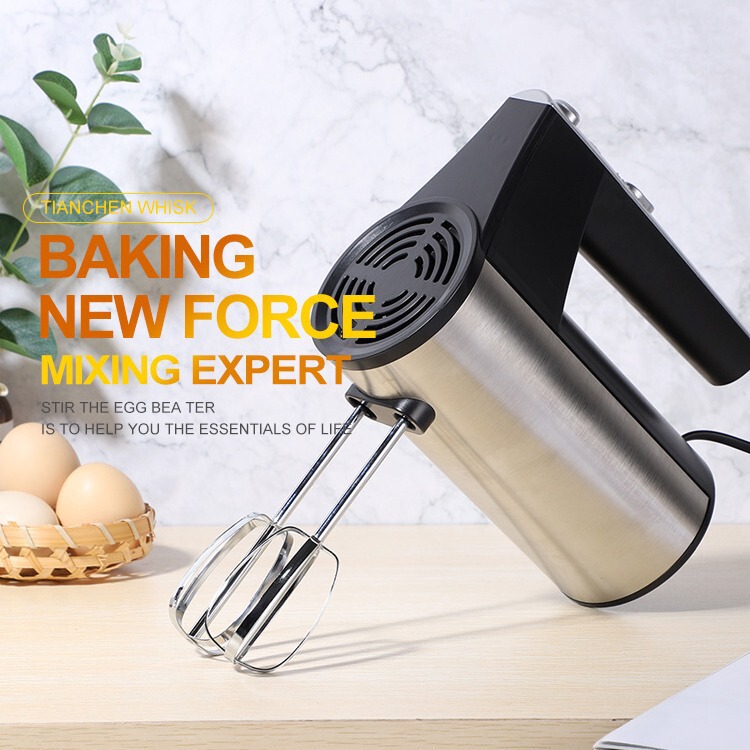 Cross-border Handheld Stainless Steel Beating Cream Pastry Egg Beating Home Automatic Egg Beater mixer hand mixer