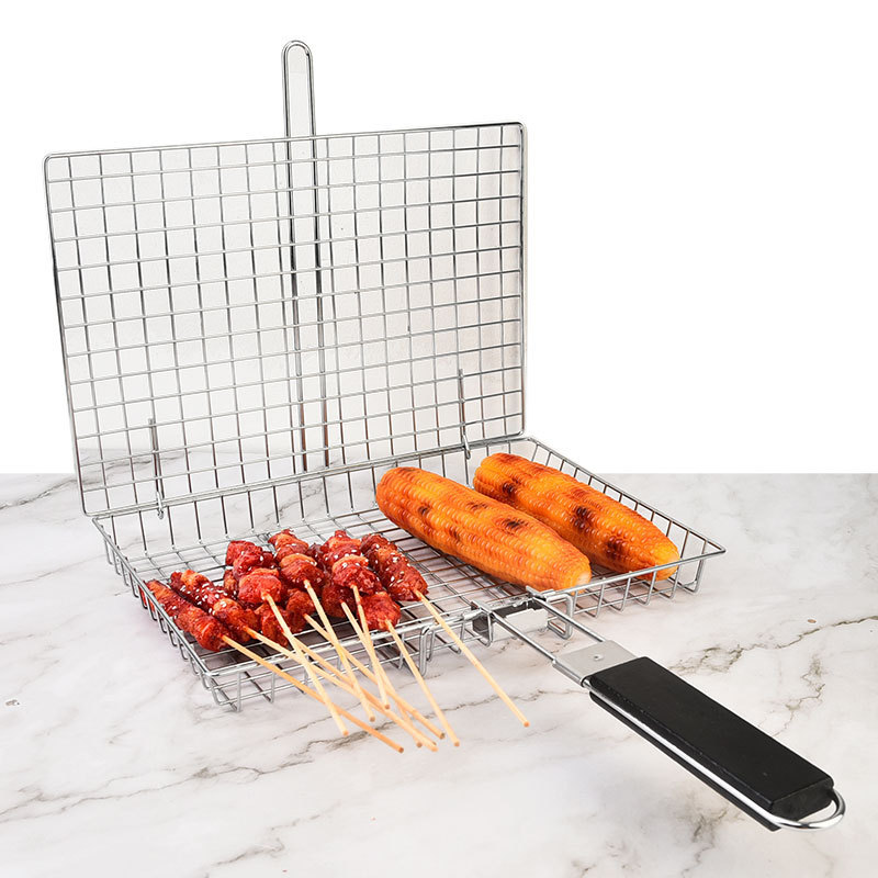 Cesta de Parrilla Plegable de Acero al Carbono para Barbacoa y Exteriores image 2