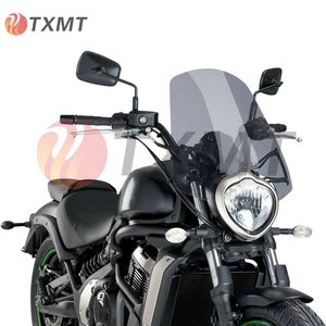 Kawasaki Vulcan S 650 üçün dəyişdirilmiş hündür ön şüşə