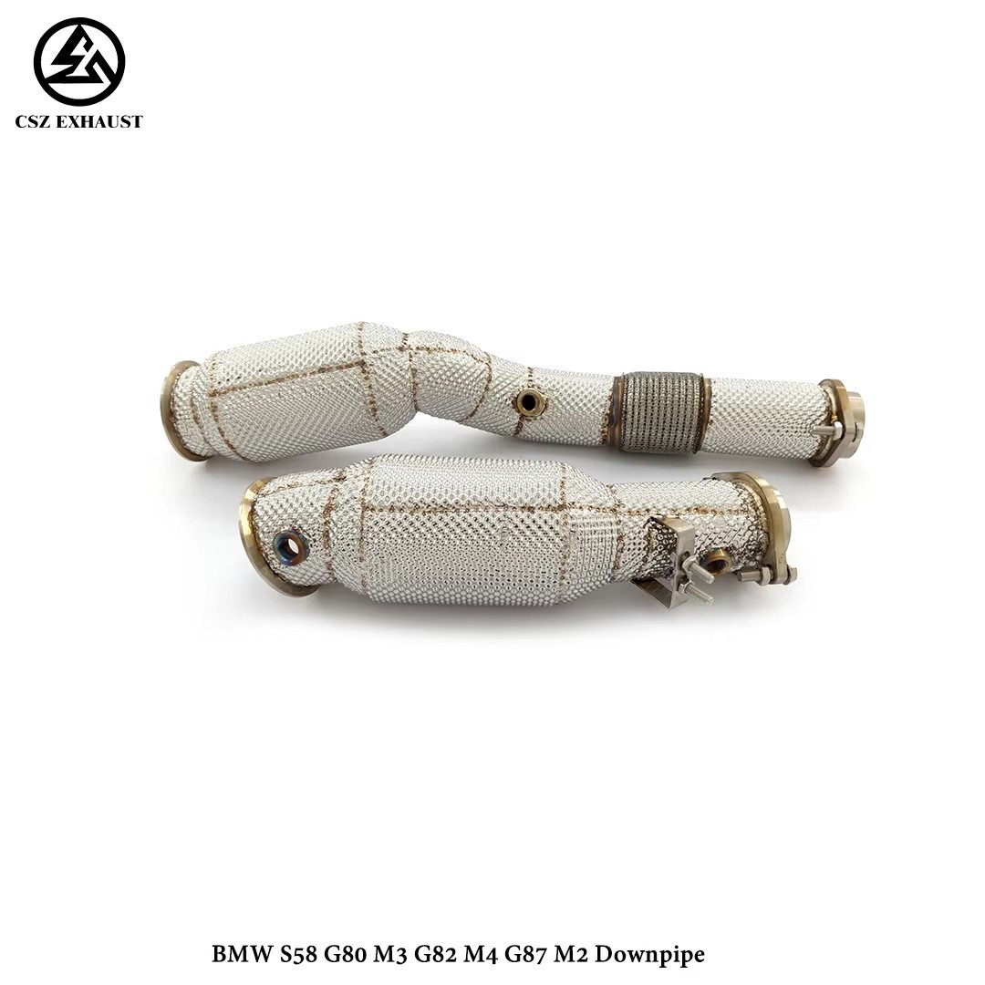 Suitable for BMW S58 M3 G80/M4 G82/M2 G87 3.0T catalytic converter downpipe exhaust