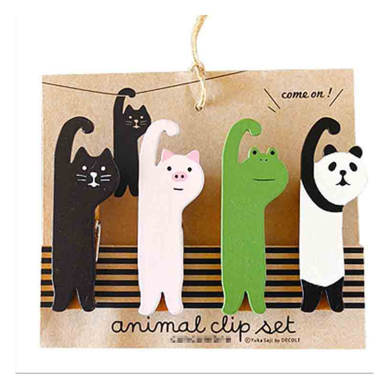 New Miranda Cat Wooden Craft Clip Creative Home Decor Small Animal Photo Wall Clip Photo Memo Clip
