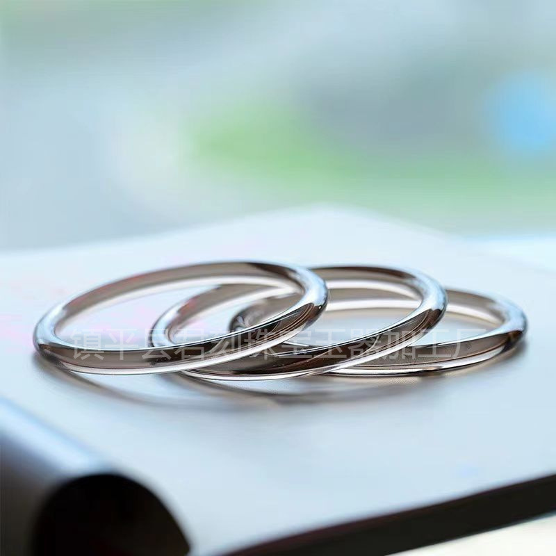 (2개) 47 얼음 흑요석 라운드 팔찌 여성 천연 얼음 투명 흑요석 수정 팔찌 비취 팔찌 도매 생방송 공급