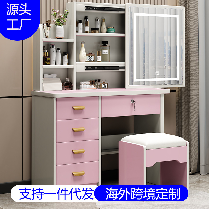 Cross-border dressing table simple board furniture makeup table bedroom Amazon best-selling storage cabinet dressing table foreign trade