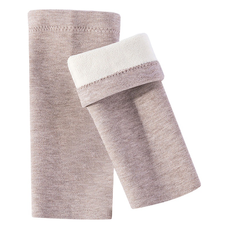 Fleece-lined leg protector knee protector autumn and winter warm calf protector men's and women's wool cold-proof joint sheath for the elderly lengthened non-slip
