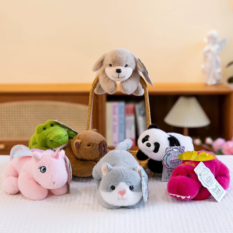 Cuatro pulgadas muñeca de peluche pequeño colgante muñeca llavero muñeca mochila colgante juguete de peluche regalo